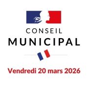 Conseil municipal du 20 mars 2026