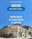 Conseil municipal du 24 juin 2026