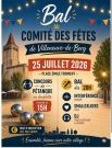 Bal du comité des fêtes de Villeneuve-de-Berg – 25 juillet
