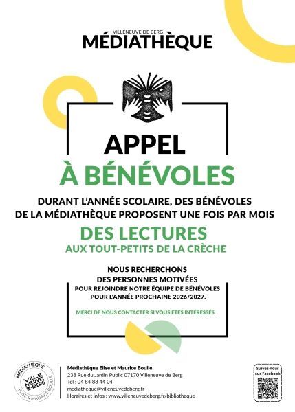 Affiche bénévoles