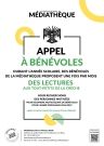 Appel à bénévoles – Médiathèque