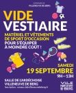 Vide vestiaire – Samedi 19 septembre