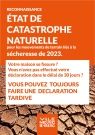 Etat de catastrophe Naturelle Sècheresse de 2023