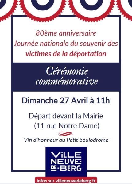 cérémonie 27 avril
