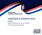Conseil municipal du 6 février 2026