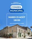 Conseil municipal du 25 août 2026
