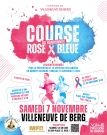 course rose et bleue