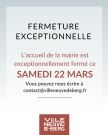 fermeture mairie
