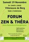 Forum Zen & Théra - 19 novembre