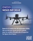 Enedis : inspection par drône