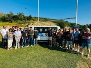 Remise des clés du minibus pour le club OBCH