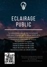 Permanence éclairage public