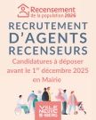 Recrutement agents recenseurs