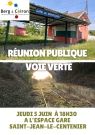 Voie verte - Réunion publique