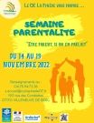 Semaine de la parentalité 14 au 19 nov.