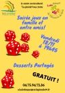 Soirée jeux - vendredi 18 nov.