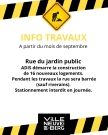 travaux jardin public